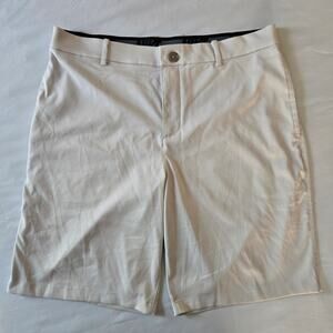 Nike Performance Shorts - Men's 34 - Light Beige/Tan - 11" Inseam - Stretch